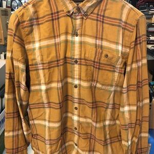Toad&Co Men's Yellow Plaid Button Down Shirt